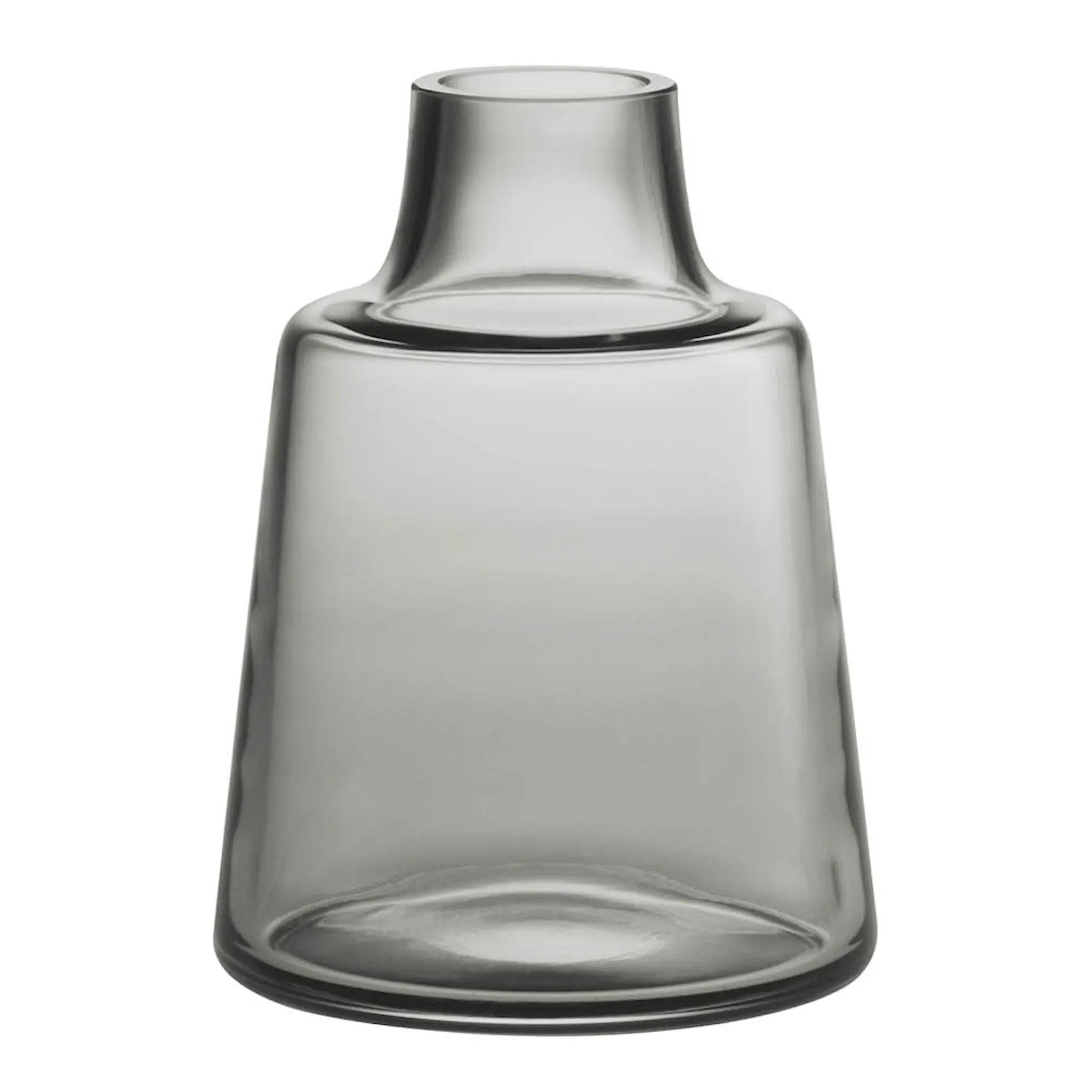 Holmegaard Flora Vas 12 cm Smoke kort hals