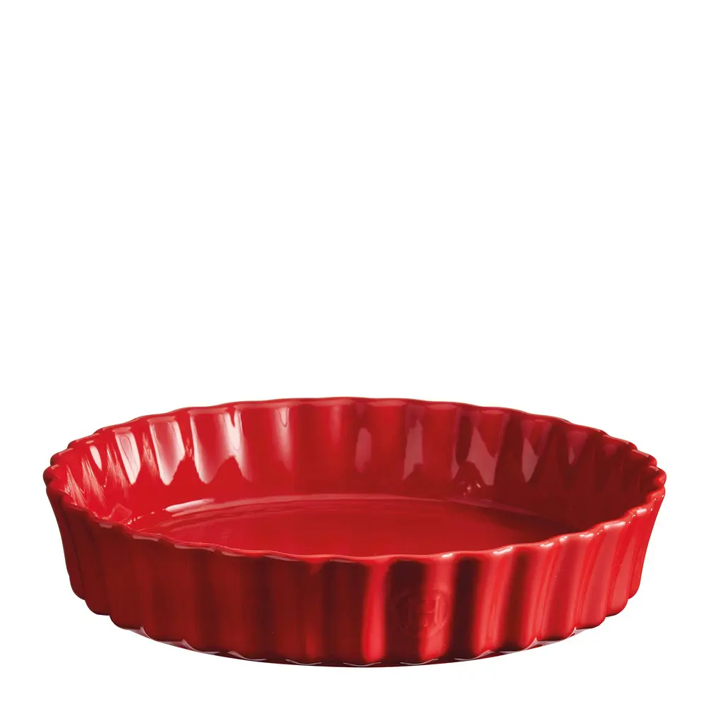 Emile Henry Piirakkavuoka 24 cm Punainen