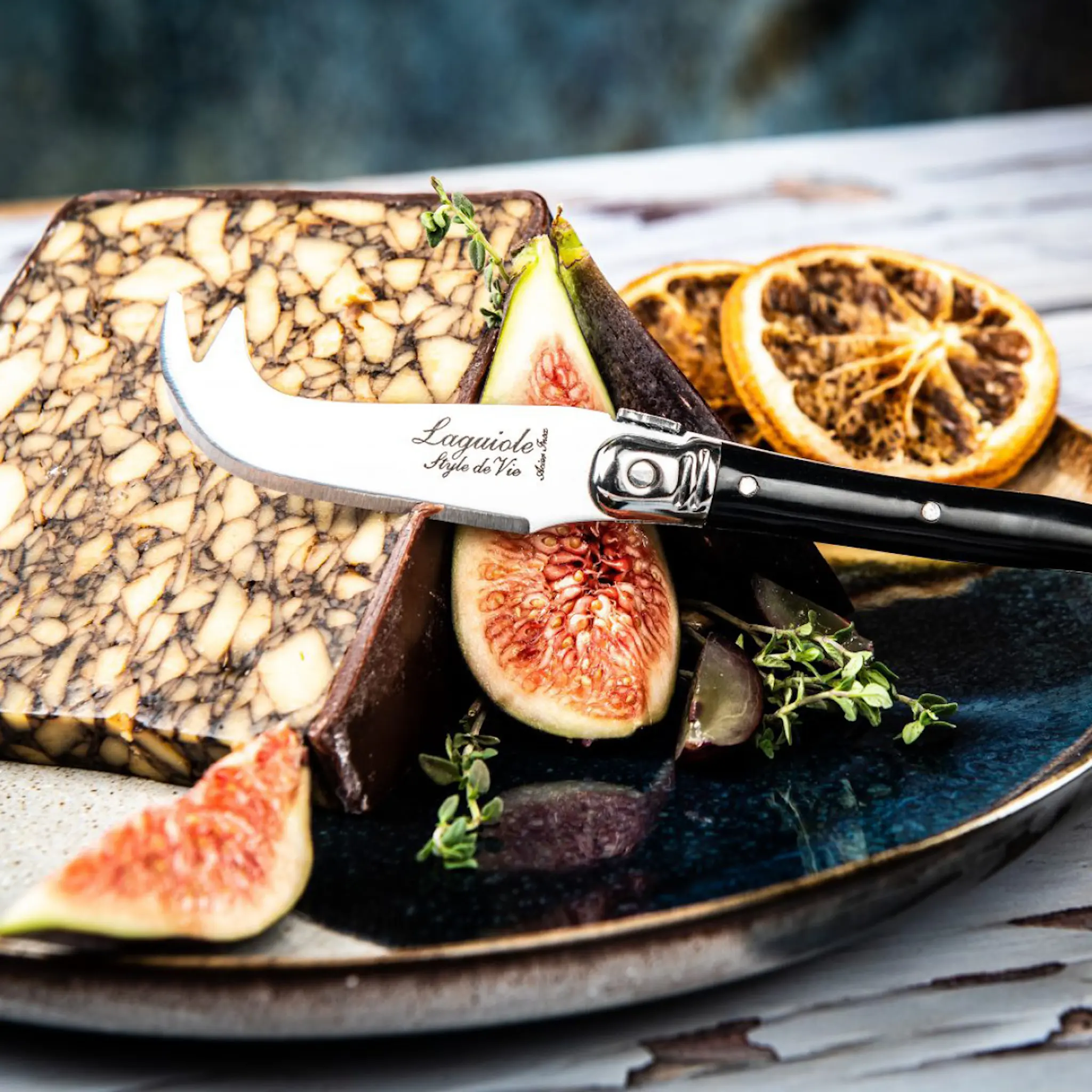 Laguiole Style de Vie Laguiole Juustoveitsi 3 osaa Musta