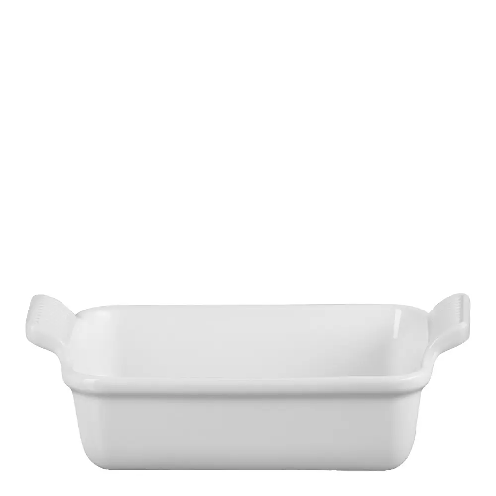 Heritage ugnsform rektangulär 19 cm White