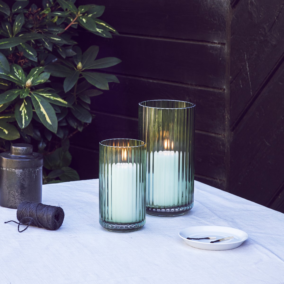 Lyngby Porcelæn Lyngby Vas 25 cm copenhagen Green