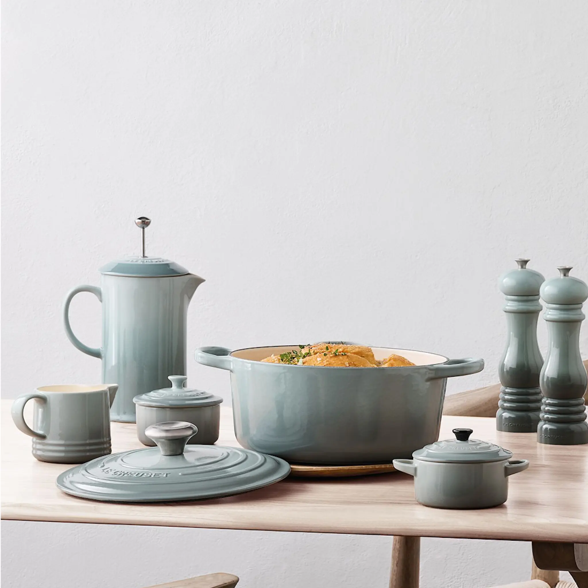 Le Creuset Presskanna 1 L sea salt