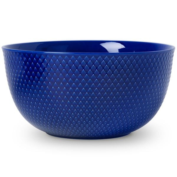 Rhombe color Serveringsskål 22cm Mörkblå