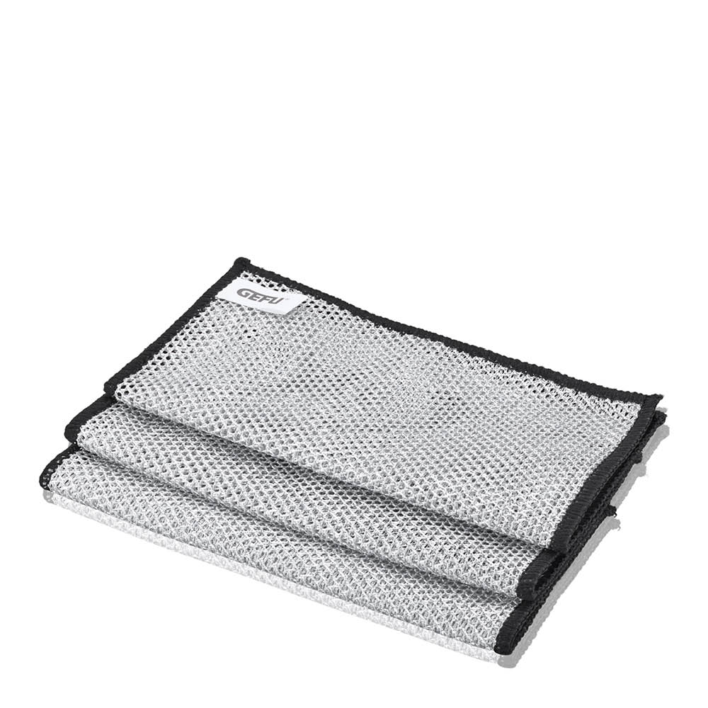 Gefu Swift oppvaskklut 20x20 cm 3 stk stål