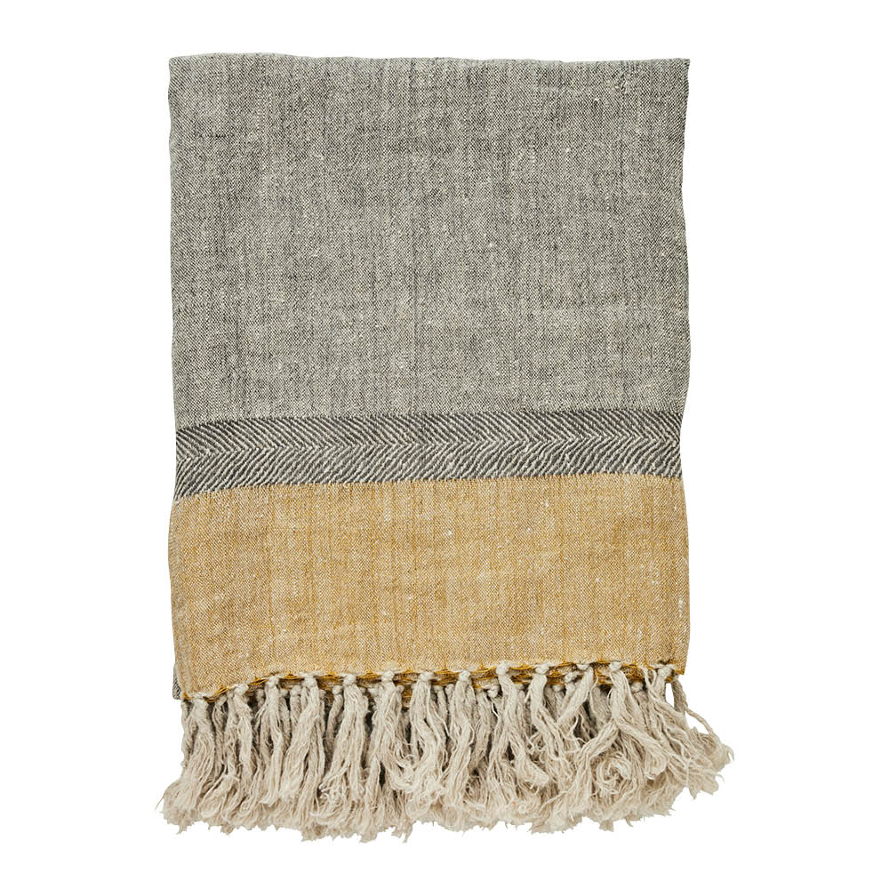 Lene Bjerre Ana pledd 170x130 cm grå