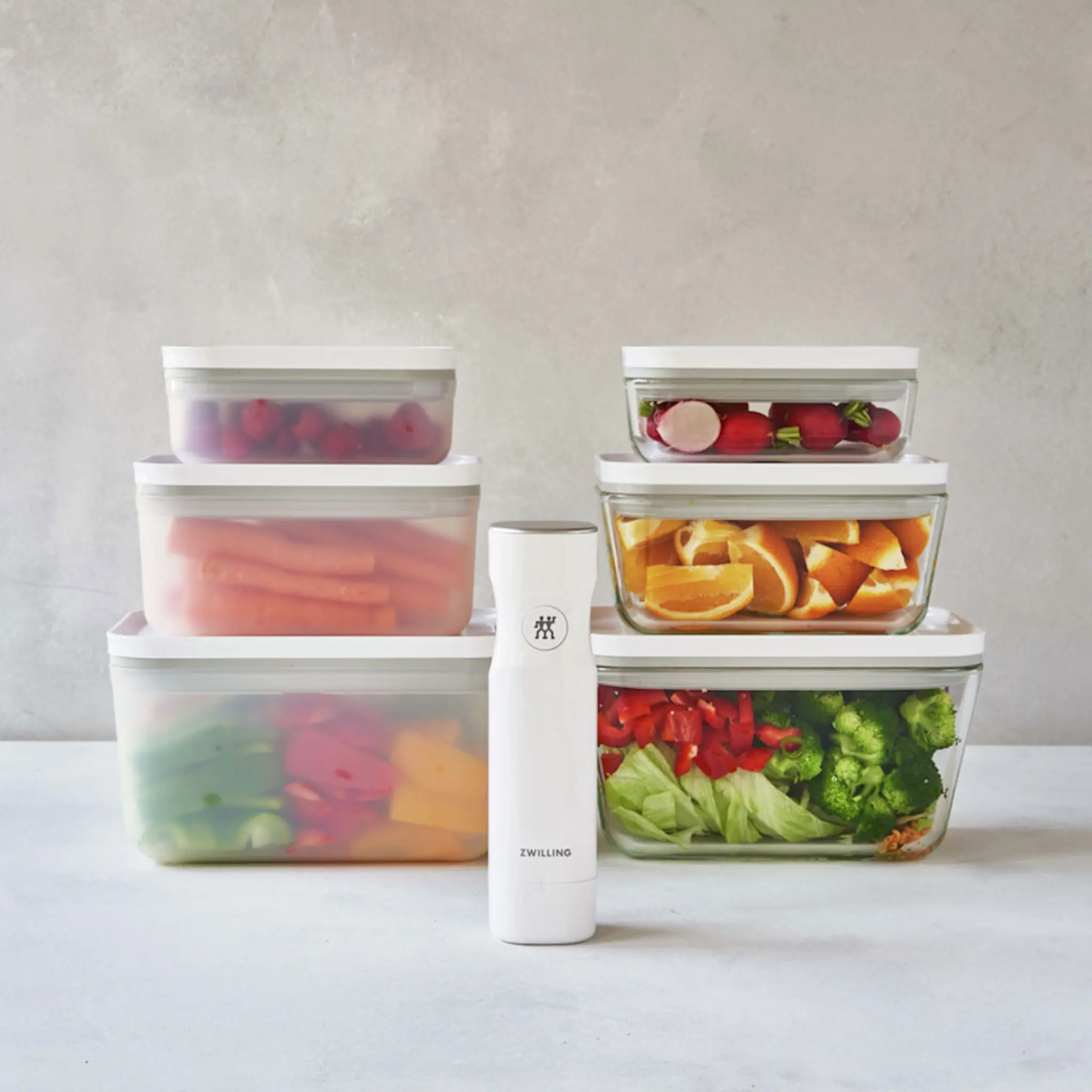 Zwilling Fresh & Save Vakuumstartset plast 7 delar