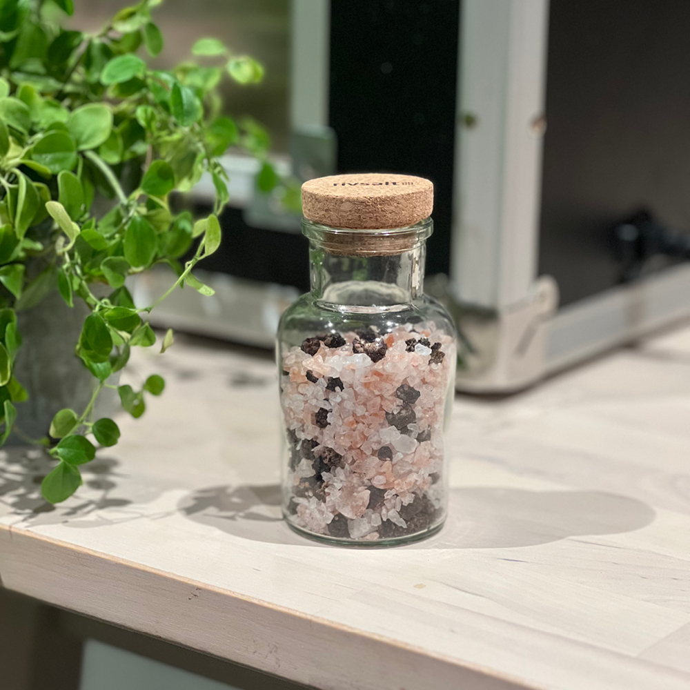 Rivsalt Salt & peppar blandning 043 glasburk 140 g