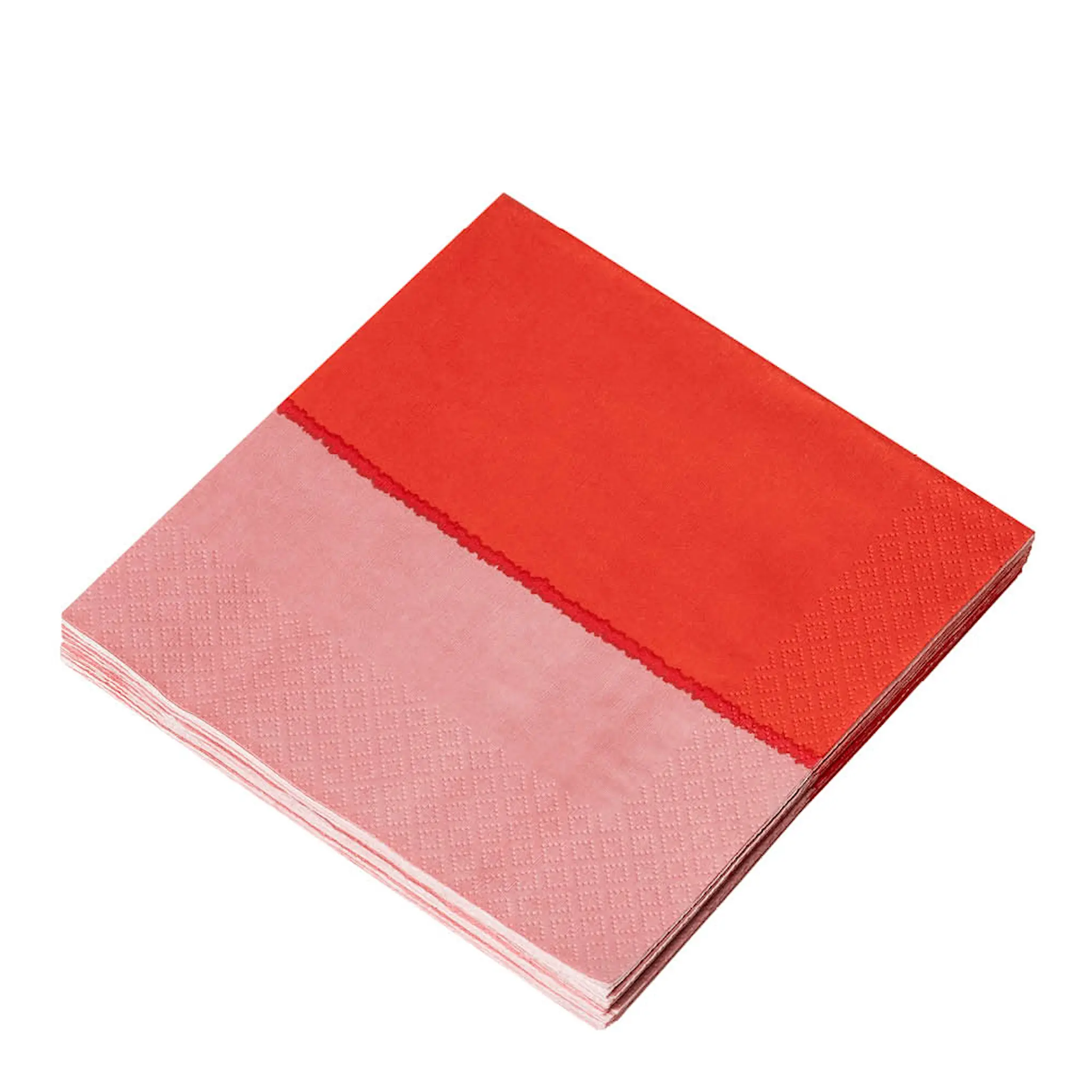 Arabia Vuokko servett 33x33 cm 20-pack rosa/röd