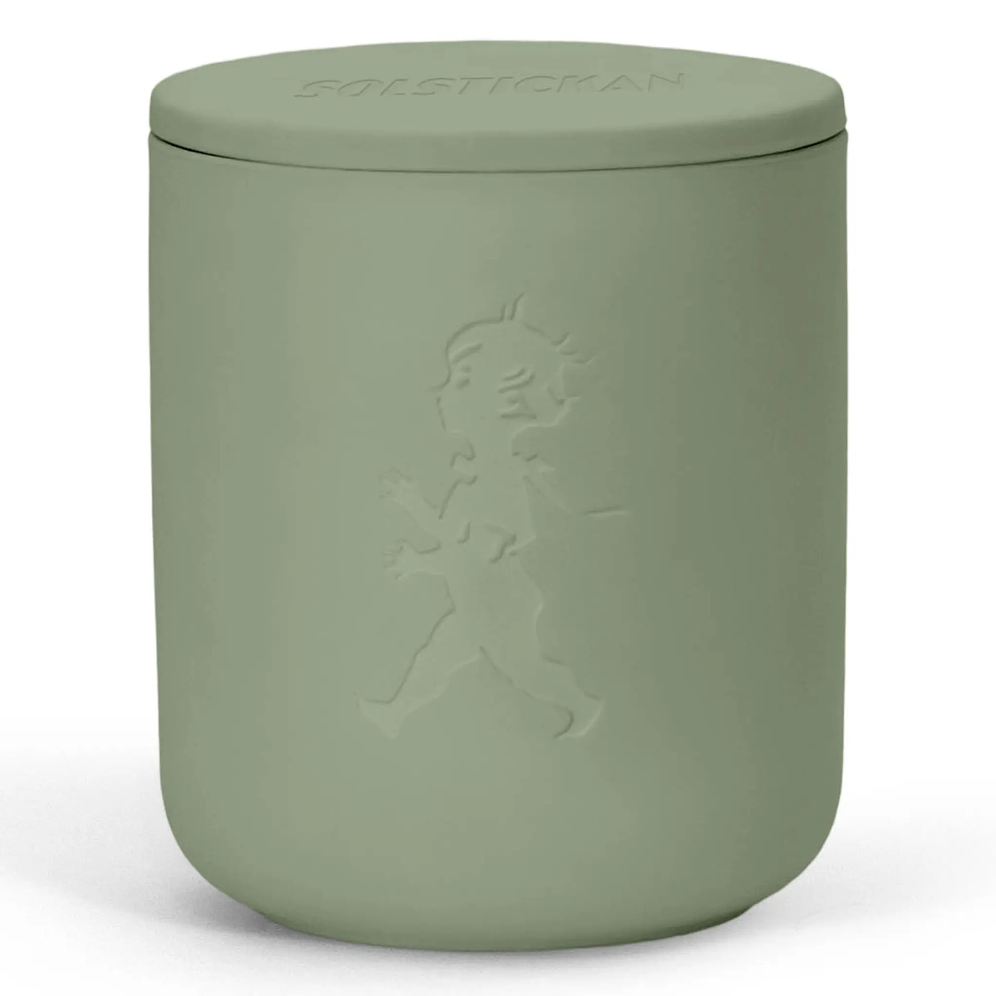 SOLSTICKAN Duftlys i keramikk 9×7,5 cm grønn (ibentré)