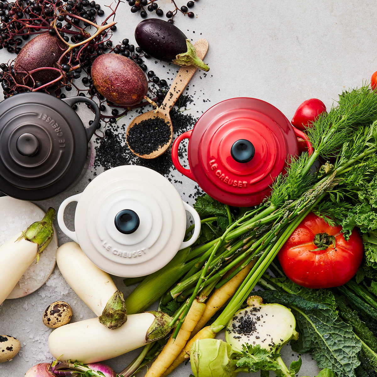 Le Creuset Minigryte ildfast form 0,25L 10 cm cerise