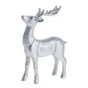 Sissia deer dekoration 13 cm rådjur silver