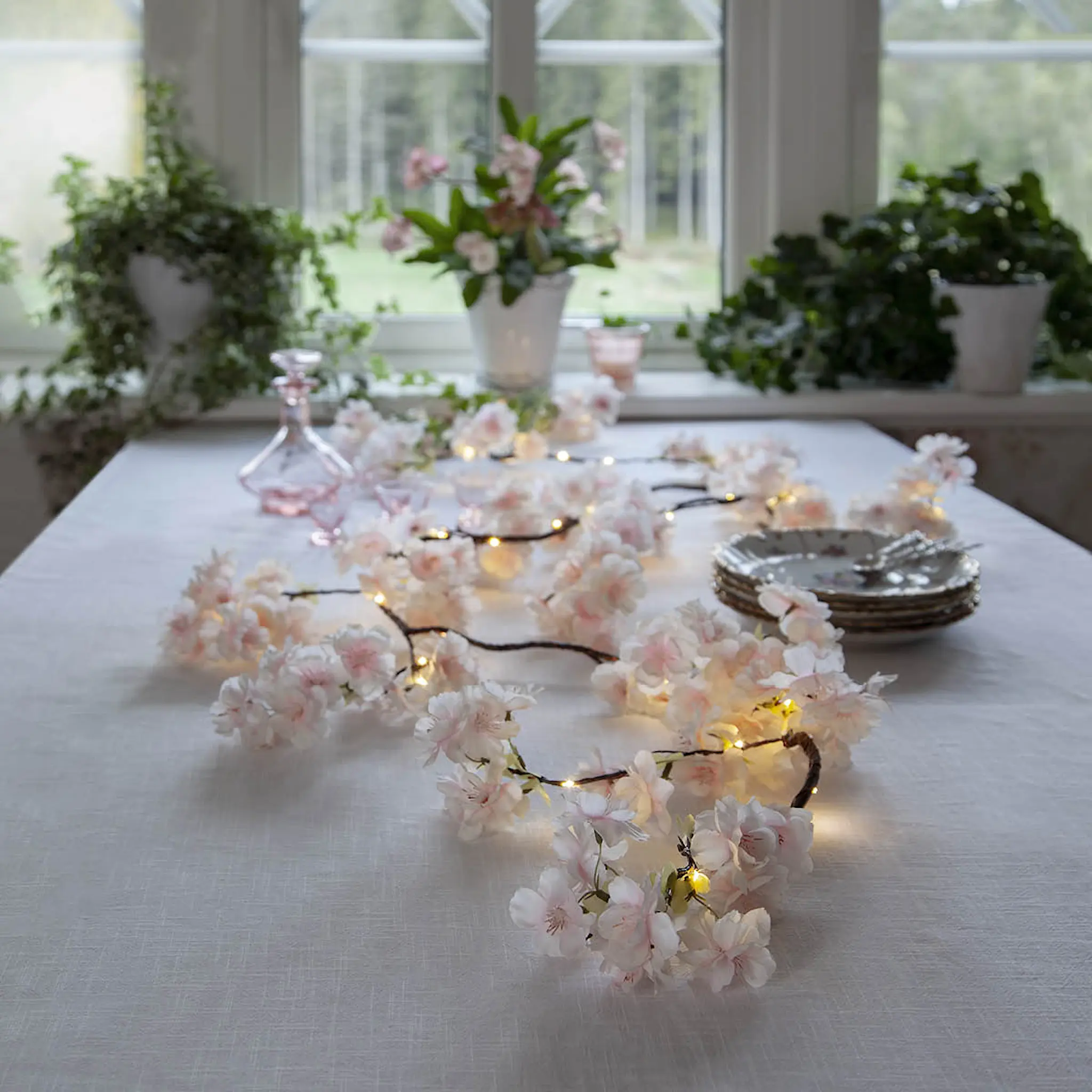 Star Trading Kirsikankukka köynnös 581-33 180 cm vaaleanpunainen