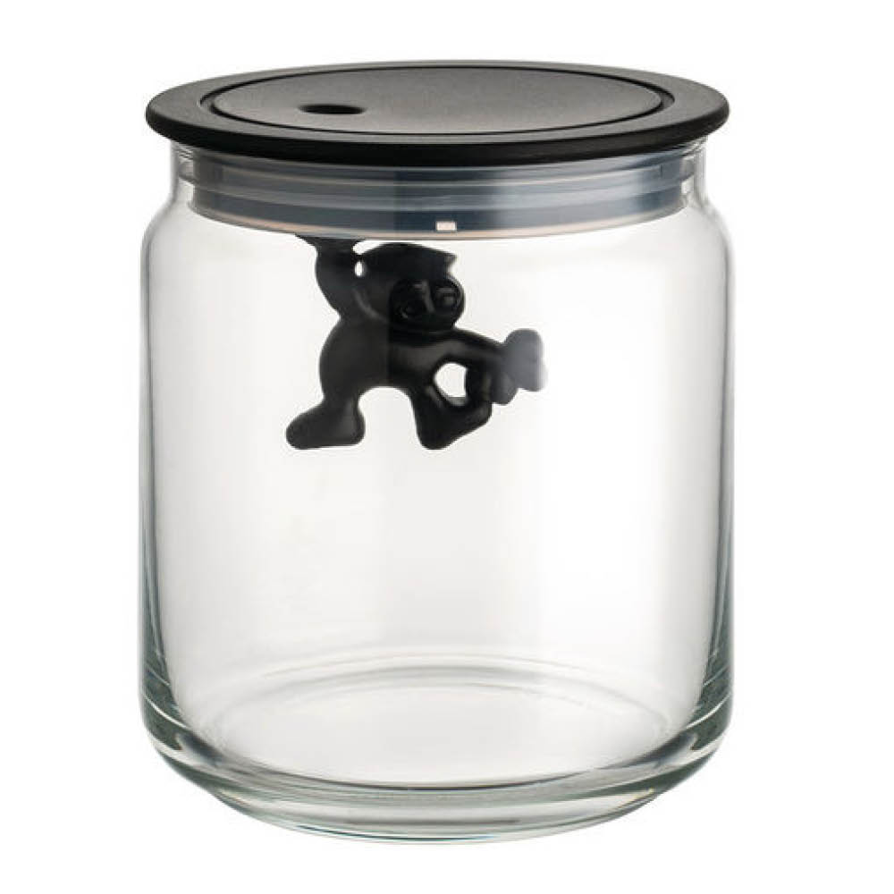 Alessi Gianni Lasipurkki 0,7 L Musta