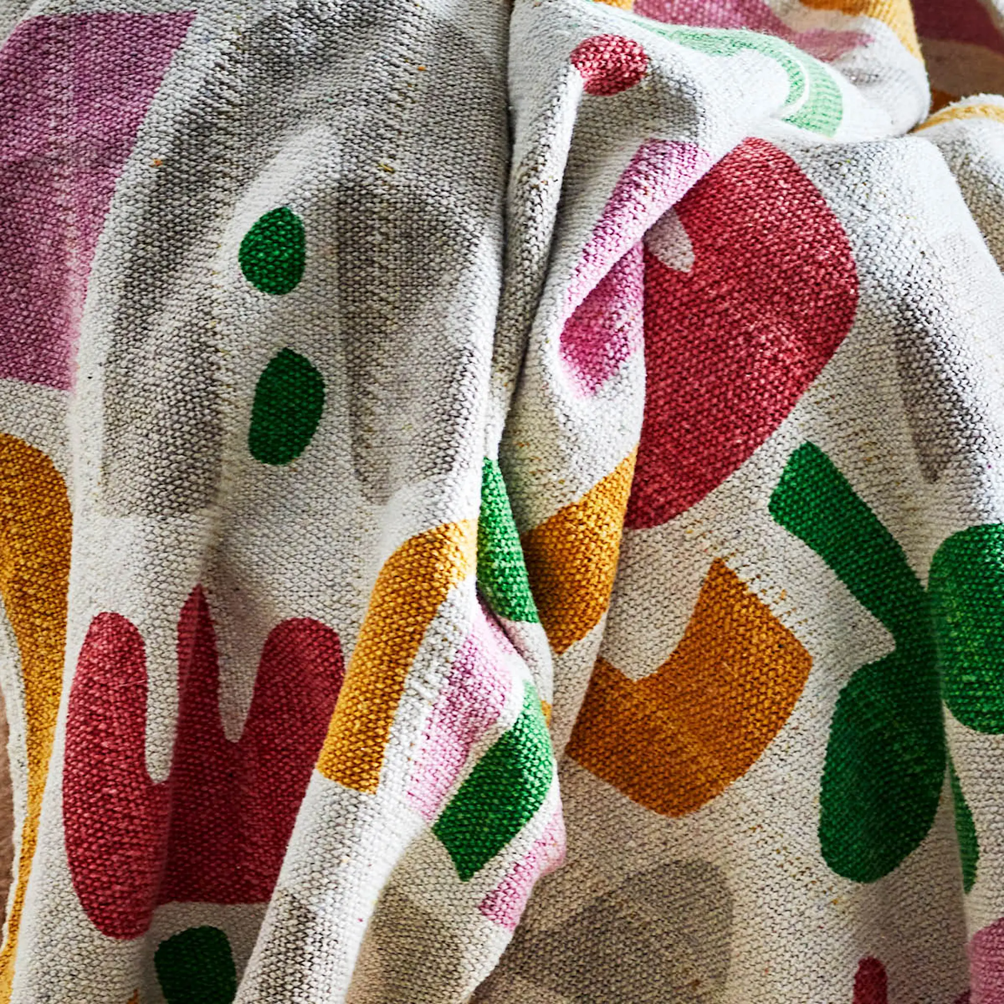 Bloomingville MINI Filur pläd 160x130 cm flerfärgad
