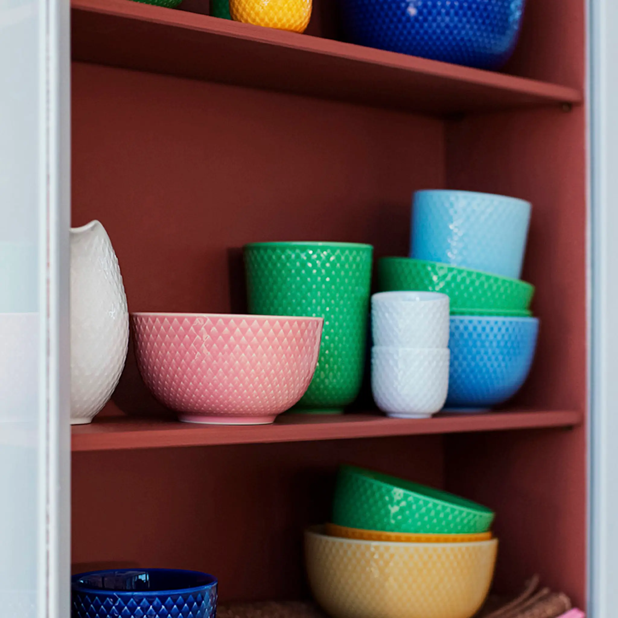Lyngby Porcelæn Rhombe Color Skål 11 cm Gul