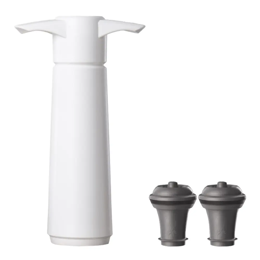 Vacu Vin Viinipumppu & 2 korkkia Valkoinen