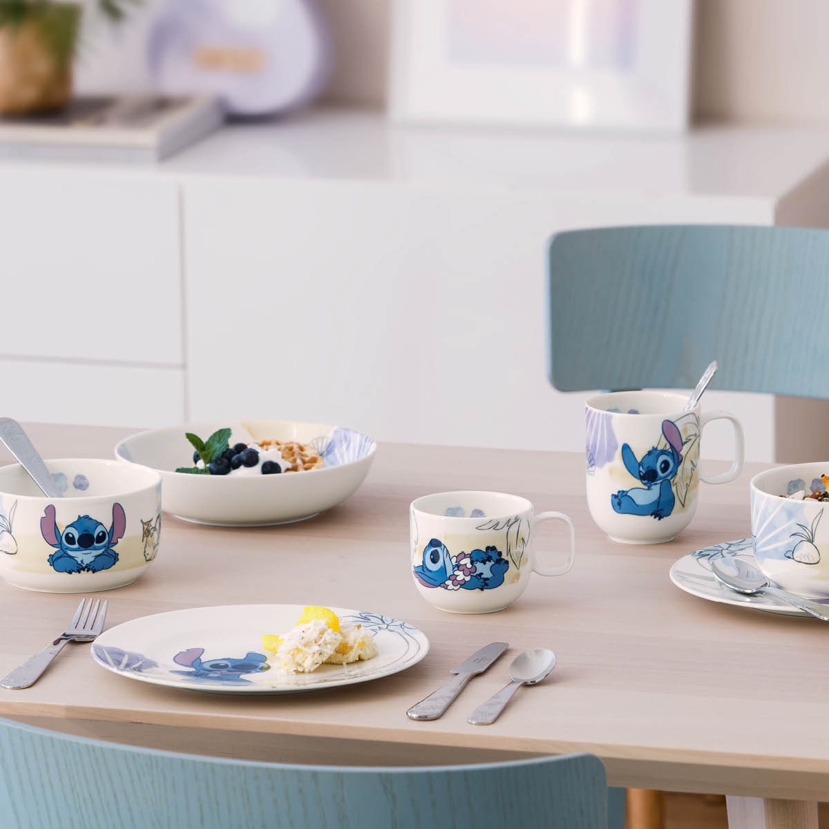 Villeroy & Boch Kiddy Disney barnesett 3 deler Stitch