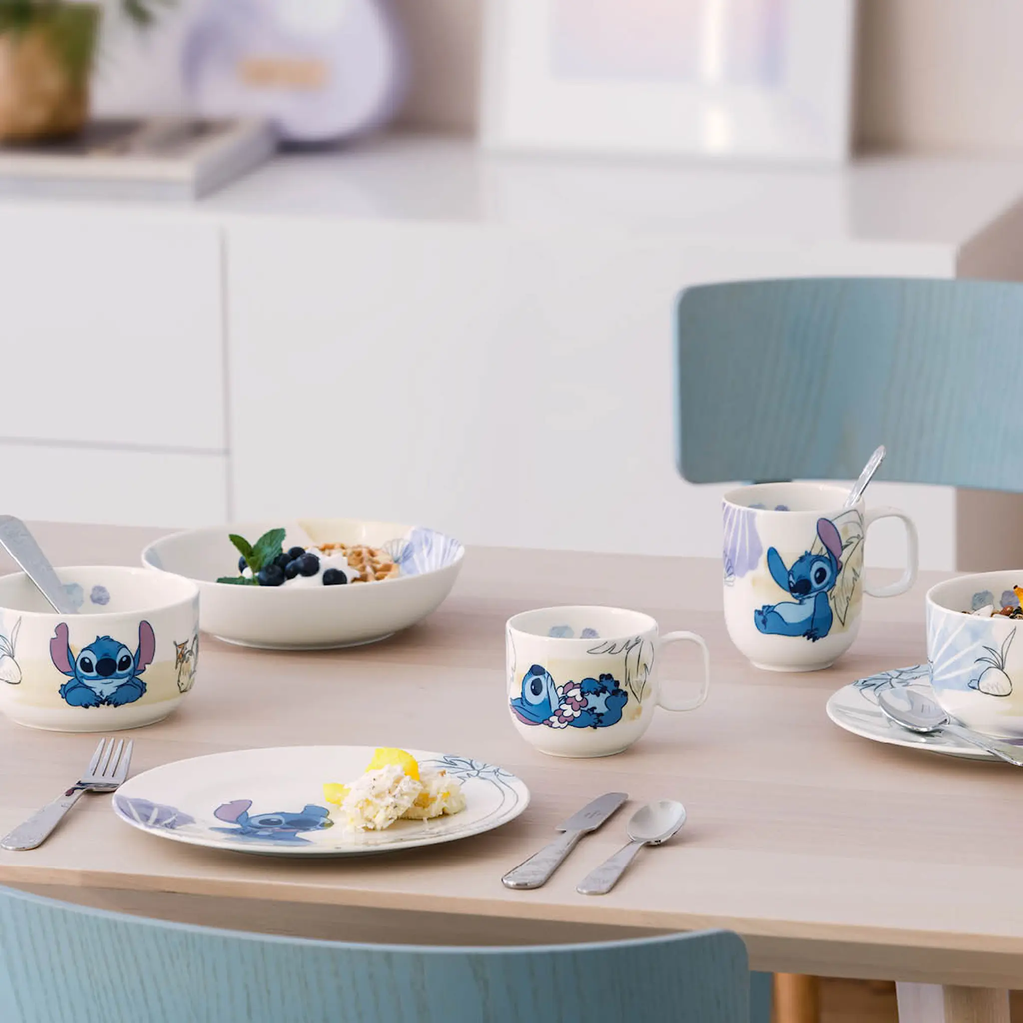 Villeroy & Boch Kiddy Disney barnesett 3 deler Stitch