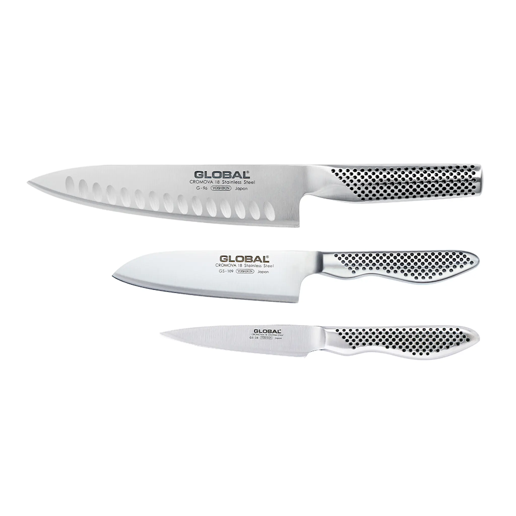 Global Global Classic Knivset 3 delar G-96, GS-38, GS-109