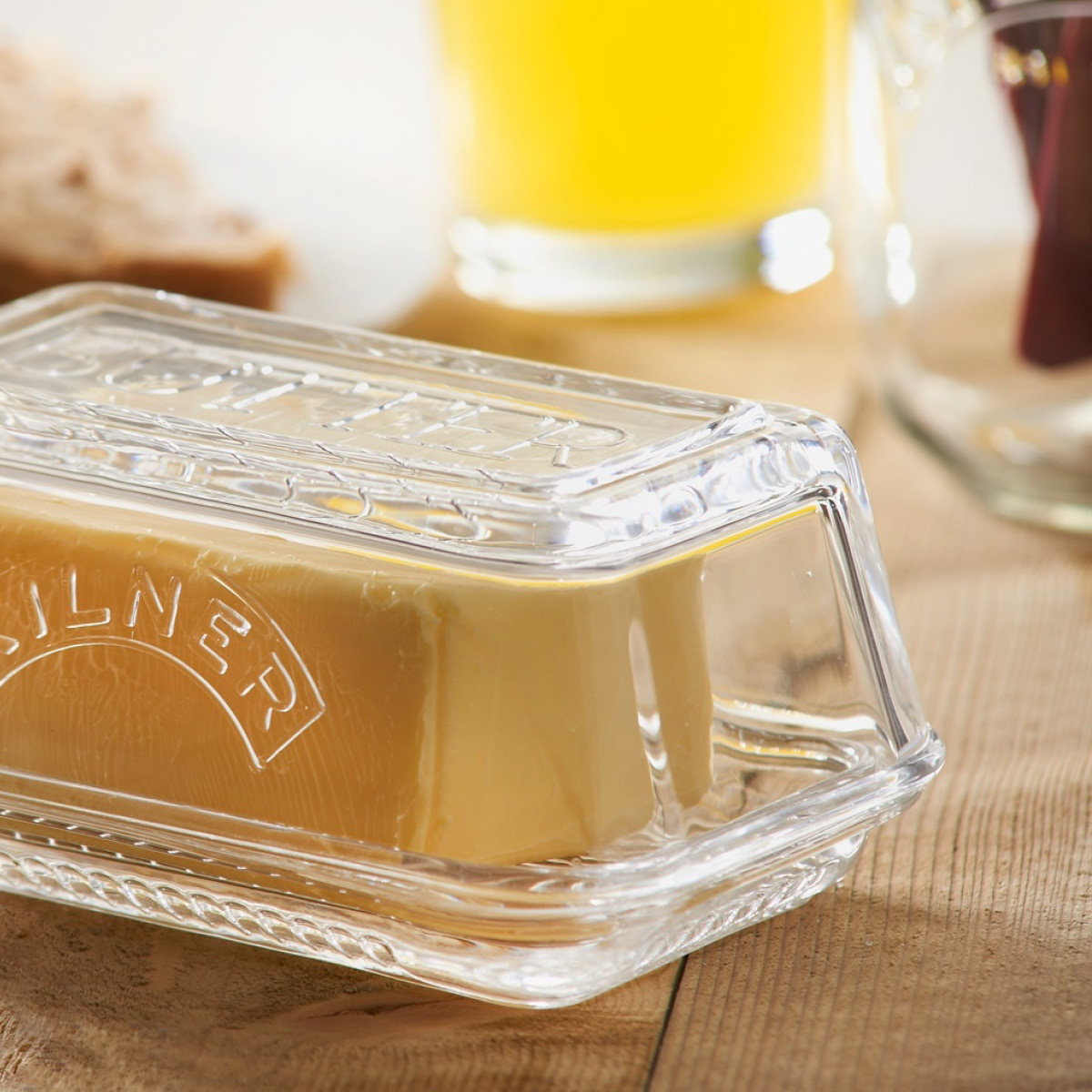 Kilner Smøreske i glass for 250g smør