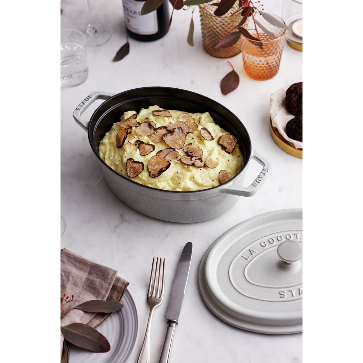 Staub Staub La Cocotte gryta 5,5 L oval White Truffle