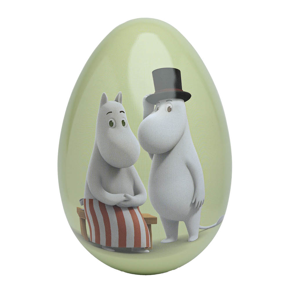 Moomin Muumi Pääsiäismuna metalli 15 cm Vanhemmat Vihreä