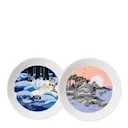 Mumin tallrikset 19 cm Snölykta & Mumindagen