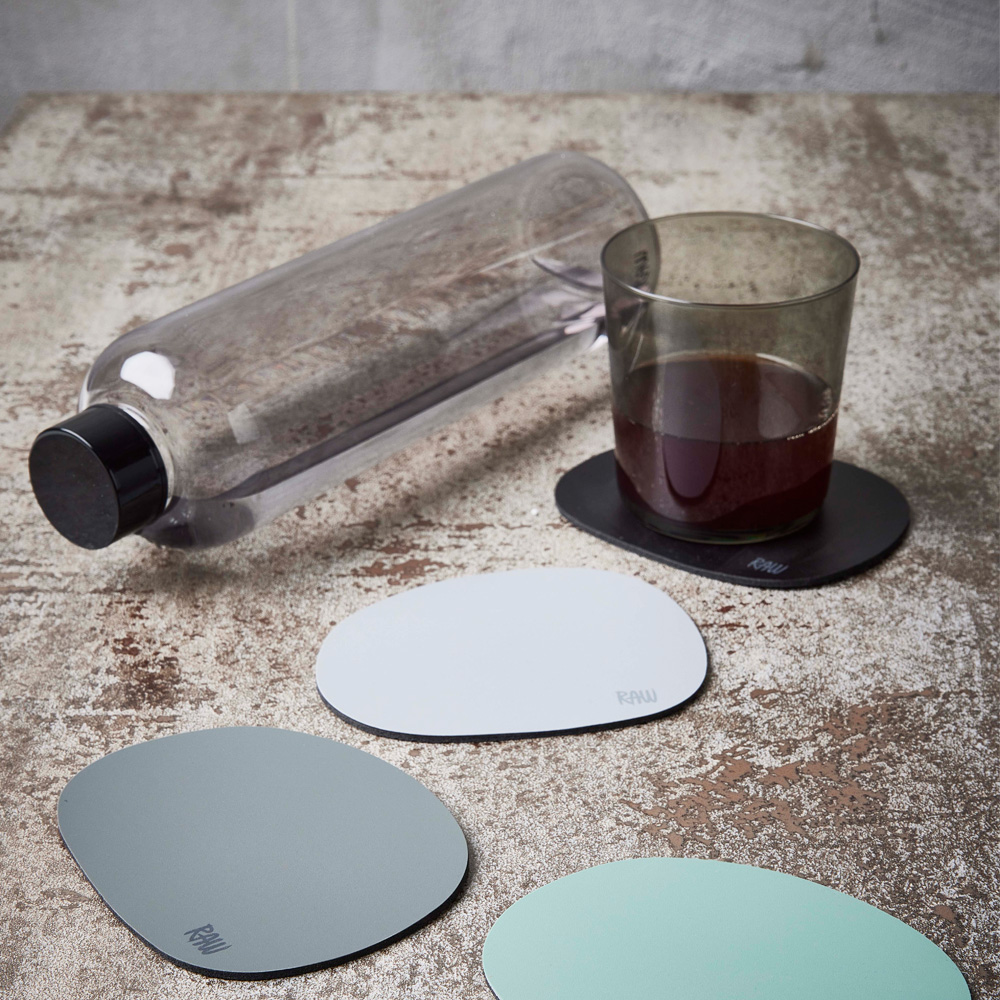 Aida Raw Silikoninen Lasinalunen 12,2x10 cm 6 kpl Vaaleanharmaa