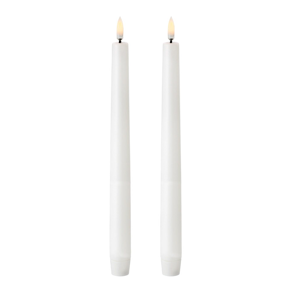 Uyuni Lighting - Uyuni LED Kruunukynttilä 2,3x25 cm 2 kpl Valkoinen