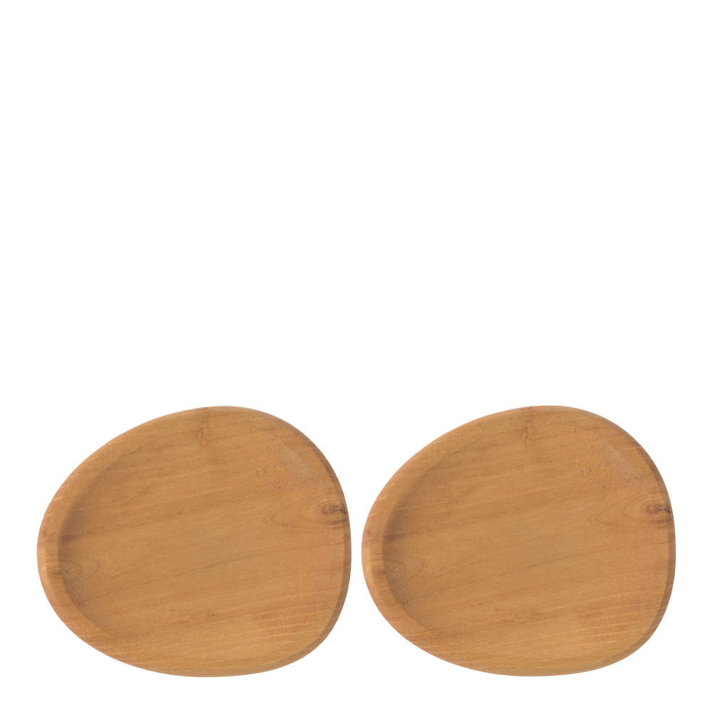 Aida - Raw Teak Astia 13x11,4 cm 2 kpl