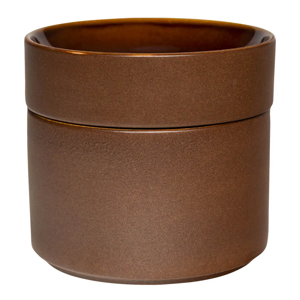 Kirnu dekorativ krukke 11x10 cm brun
