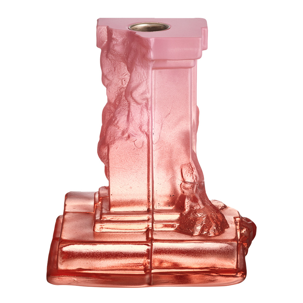 Kosta Boda Rocky Baroque Ljusstake 15 cm Spicy Rose