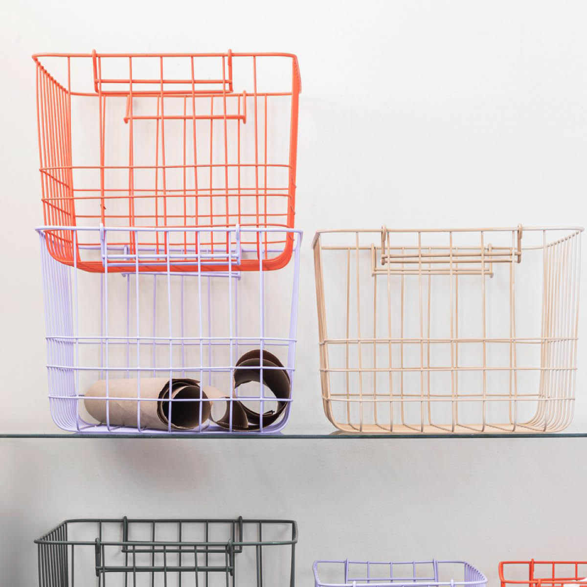 Mette Ditmer STORE-IT metallkorg 37x26x20 cm orange