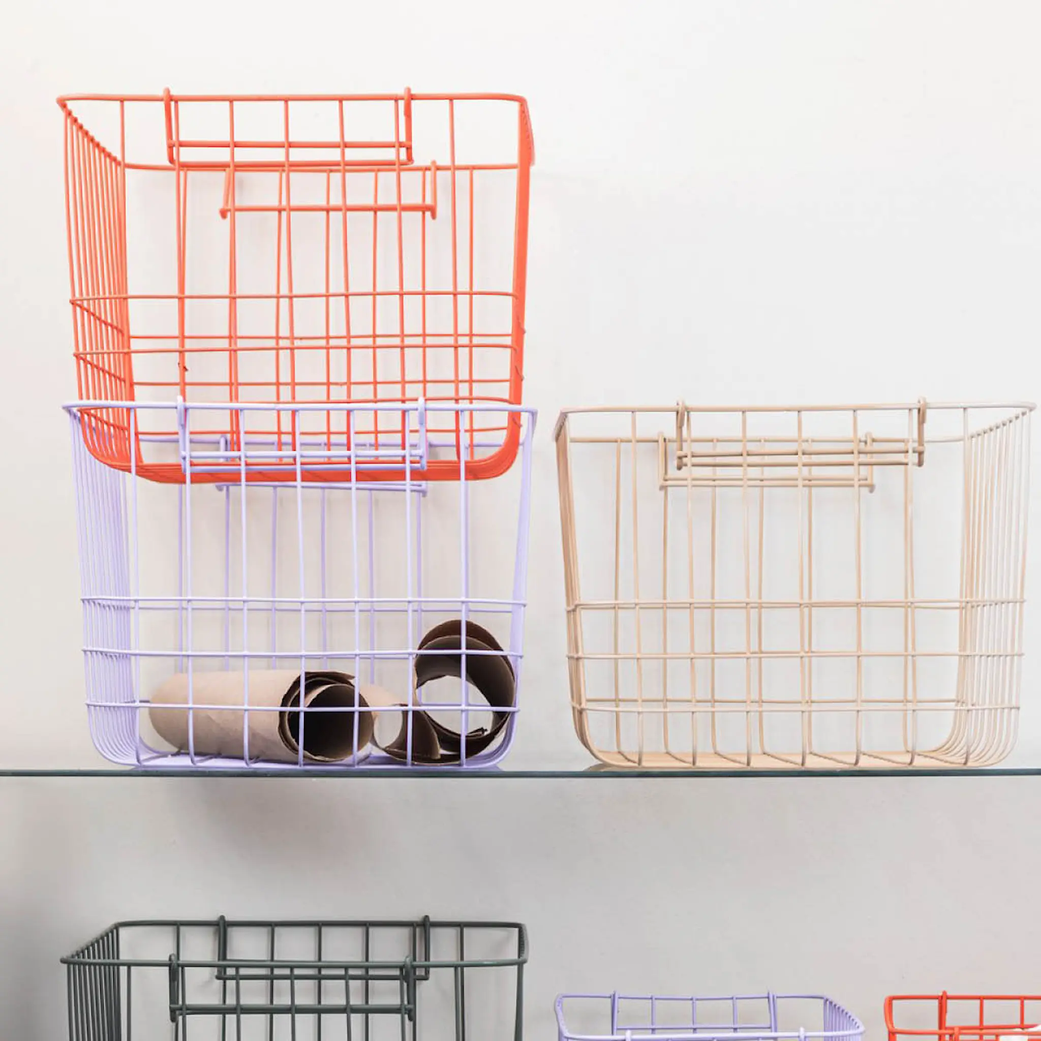 Mette Ditmer STORE-IT metallkorg 37x26x20 cm orange