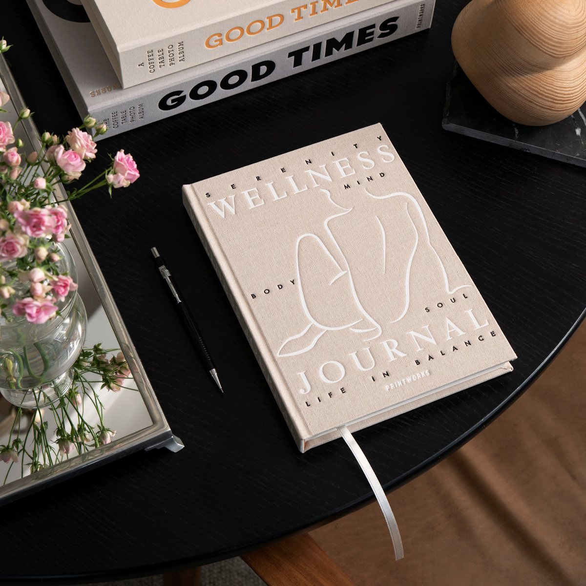 Printworks Välmåendebok 24,5x17,2 cm beige