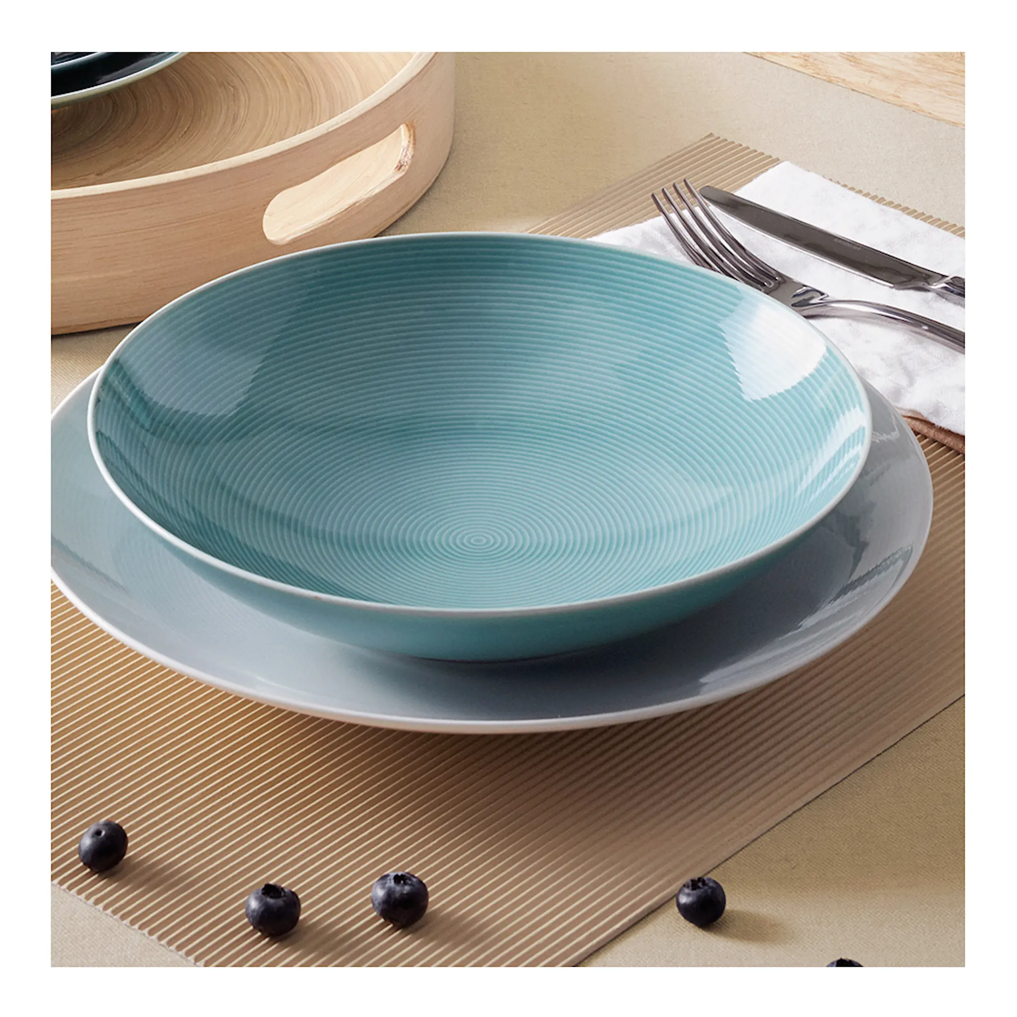 Loft by Rosenthal Syvä lautanen 24 cm Yönsininen