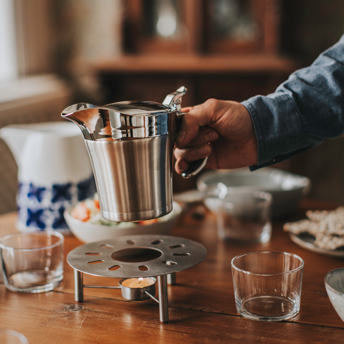 Dorre Sissie sausekanne 0,5L rustfritt stål