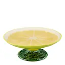 Citron kakfat på fot 33 cm citrongul/grön
