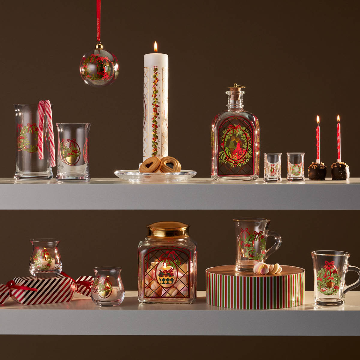 Holmegaard Julekakeglass 2025 16 cm