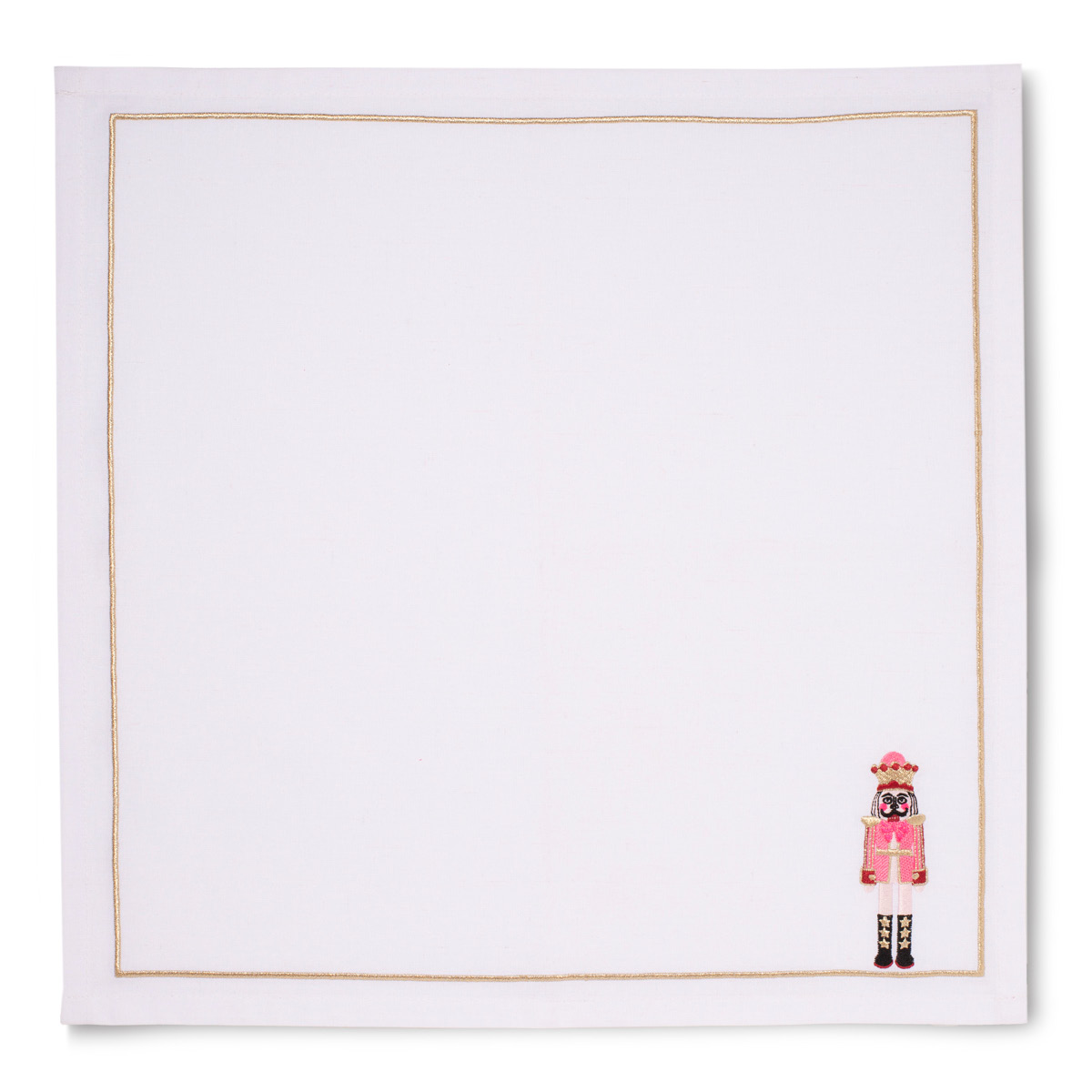 Vondels Santa's Favorites servett 45 cm 2-pack Nötknäppare vit