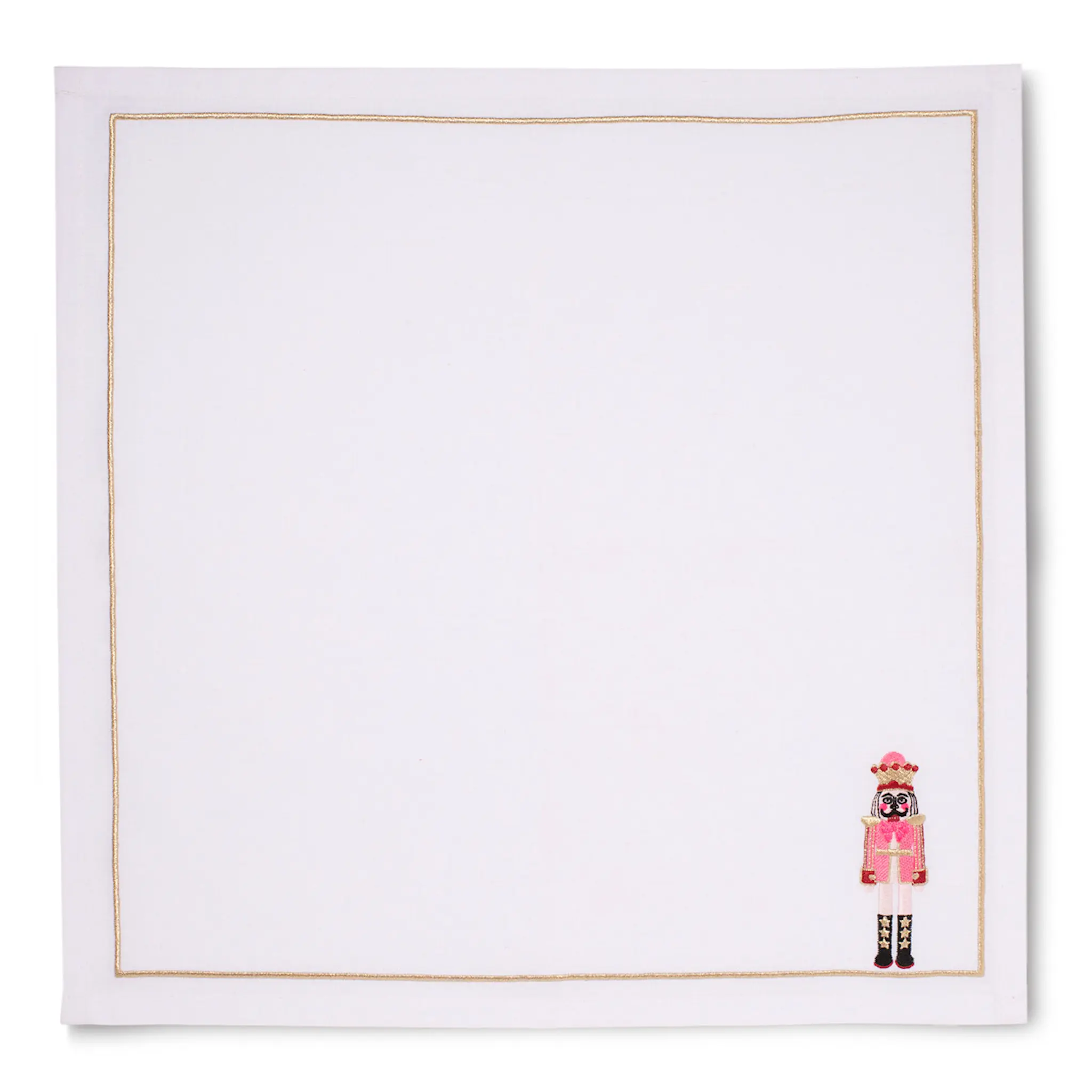 Vondels Santa's Favorites servett 45 cm 2-pack Nötknäppare vit