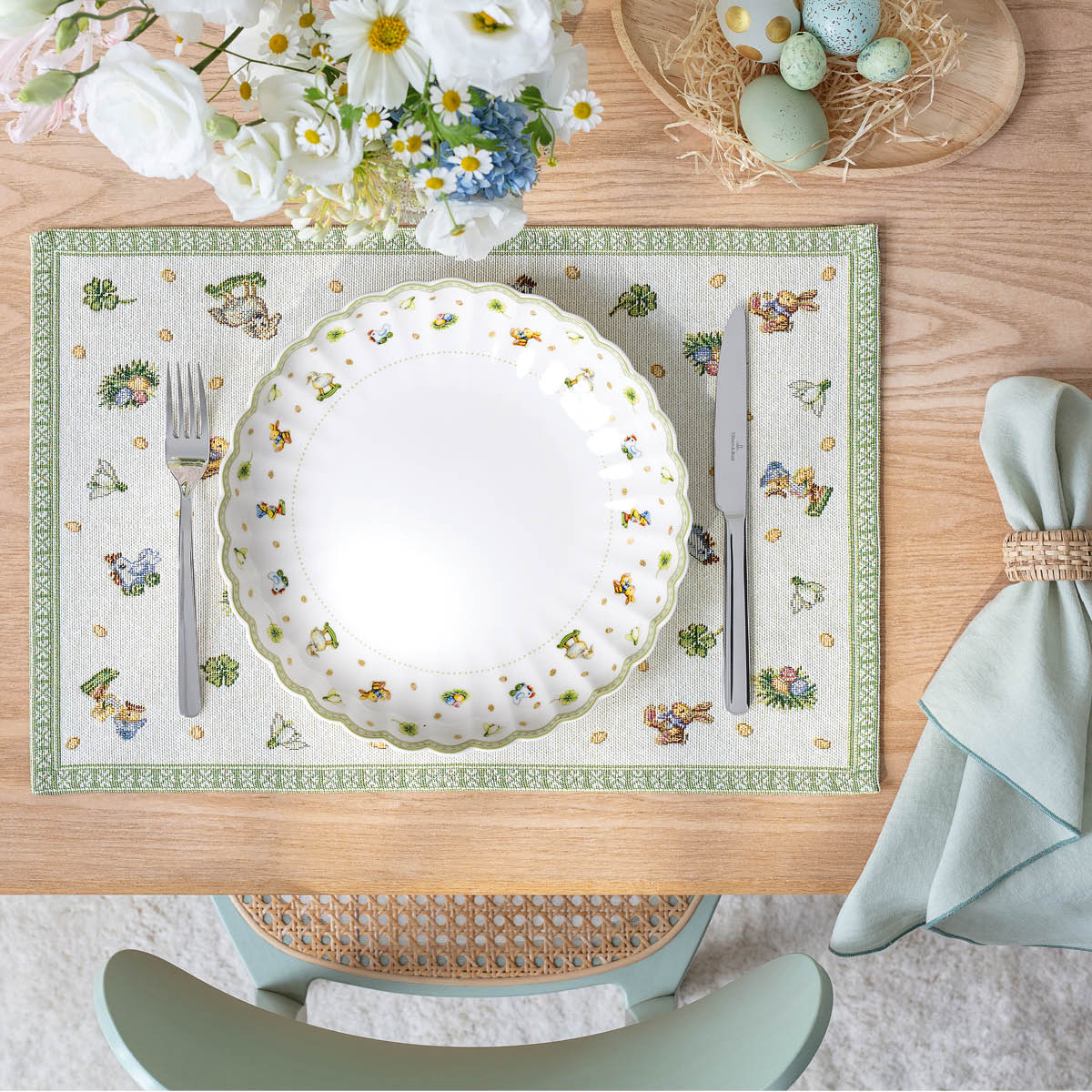 Villeroy & Boch Easter Delight pastaskål 24x5 cm 70 cl vit