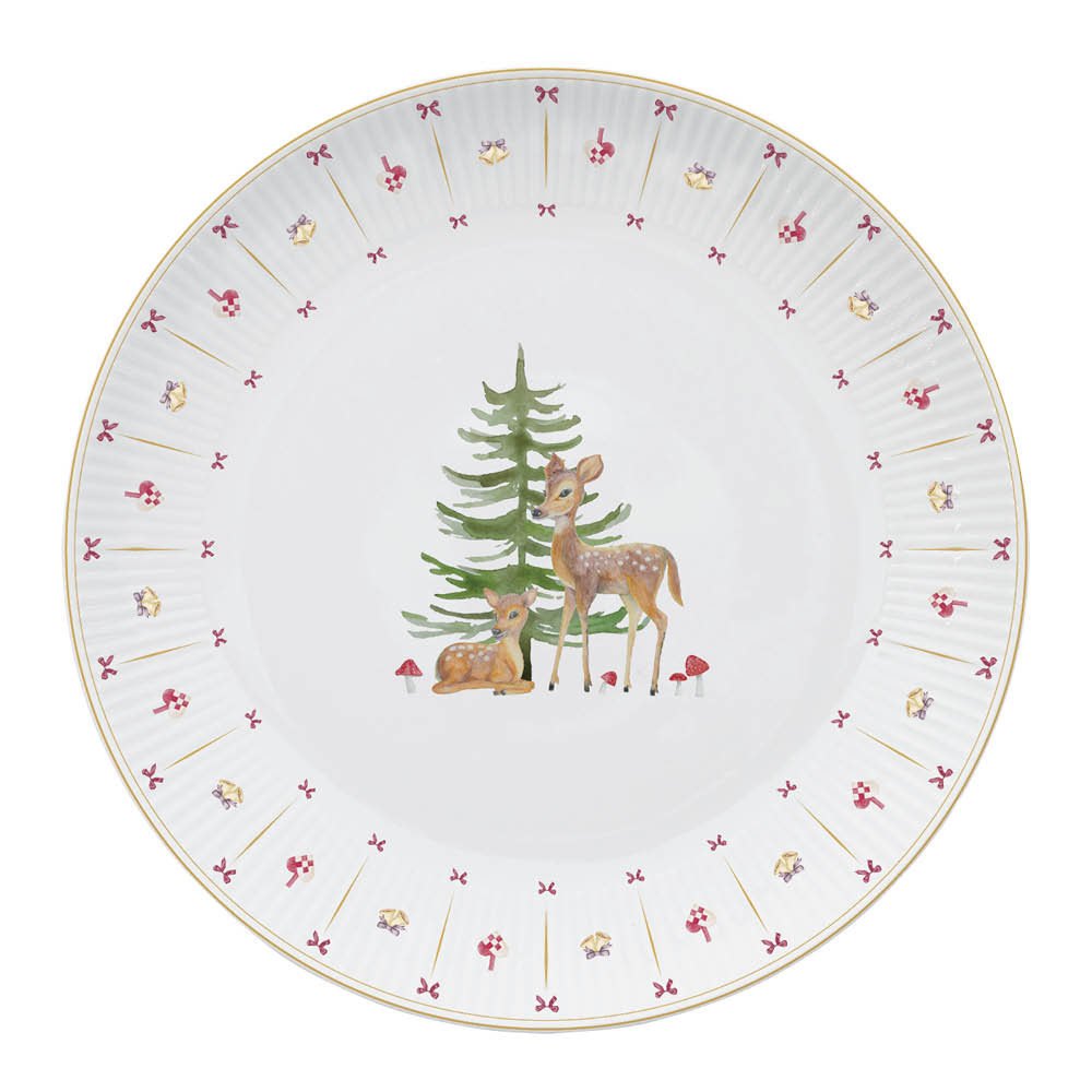 Aida Occasions Cozy Christmas middagstallerken 27 cm hvit
