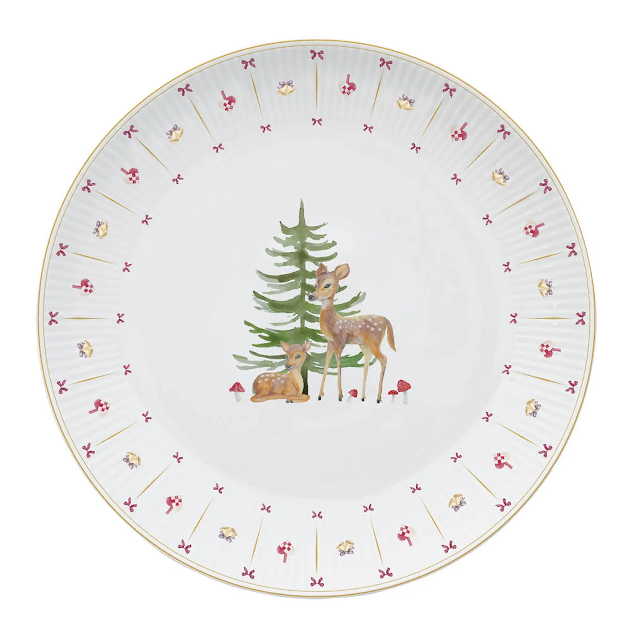 Aida Occasions Cozy Christmas middagstallerken 27 cm hvit