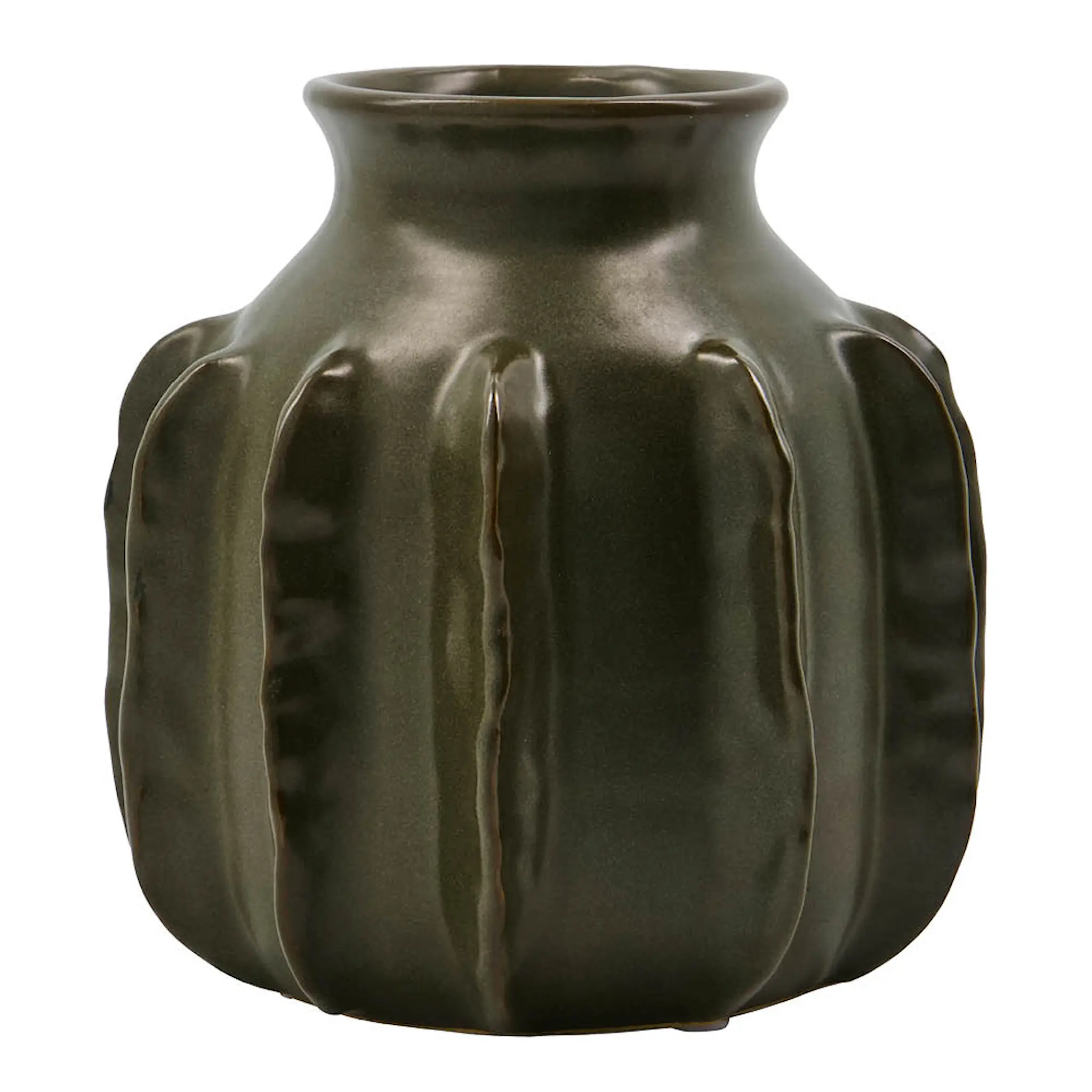 House Doctor Maljakko Cactus 15 cm tummanvihreä