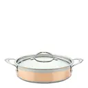Copperbond Sautépanna med lock 3,3 L Koppar