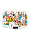 Mumin Matlåda 16x11 cm Klassträff vit