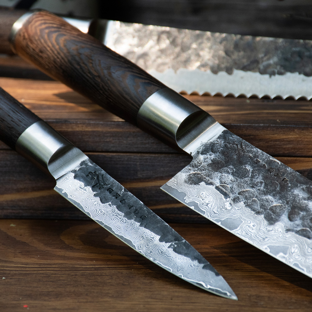 Satake Kuro knivsett 3 deler rustfri