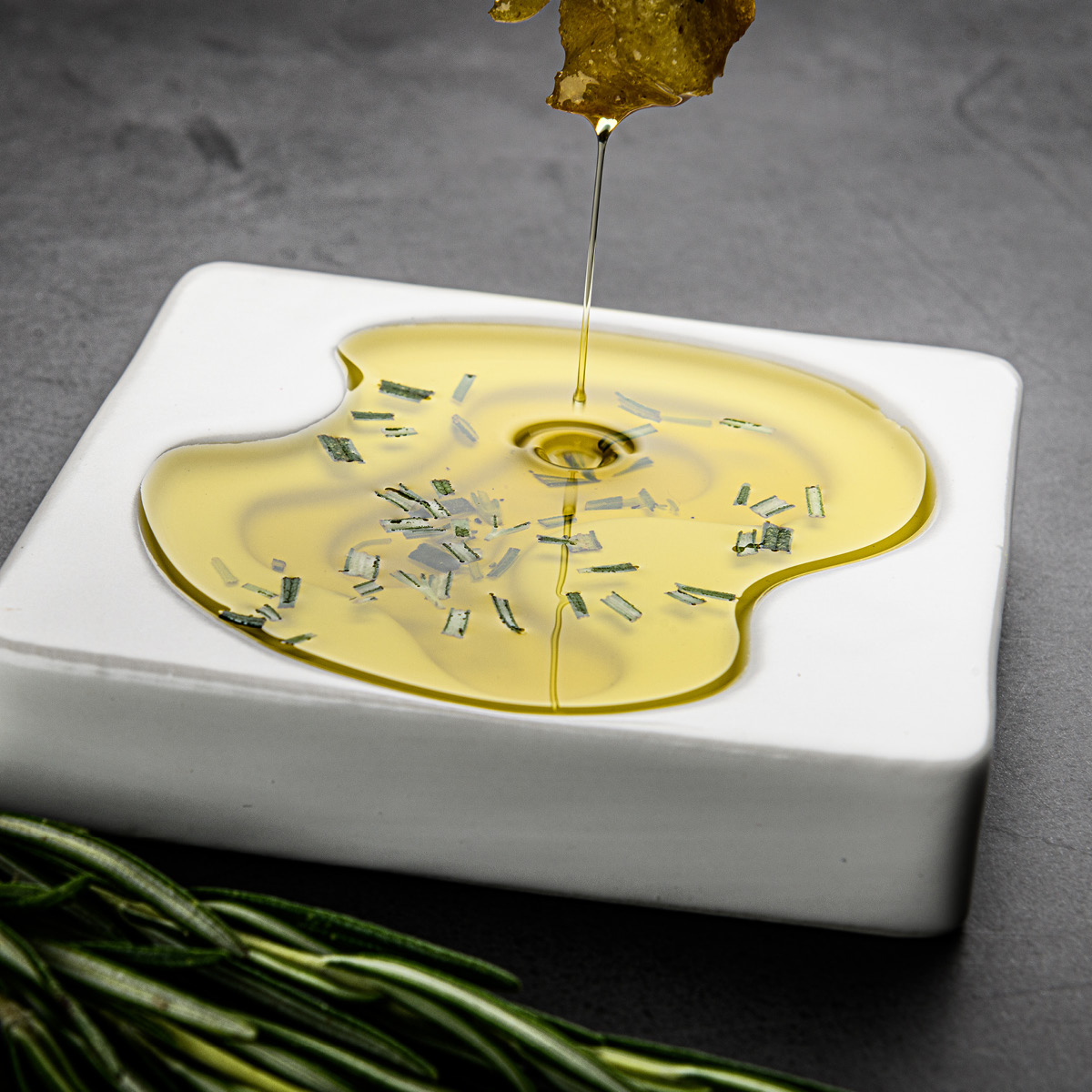 Style De Vie Skål til olivenolje 12 cm 2 deler hvit