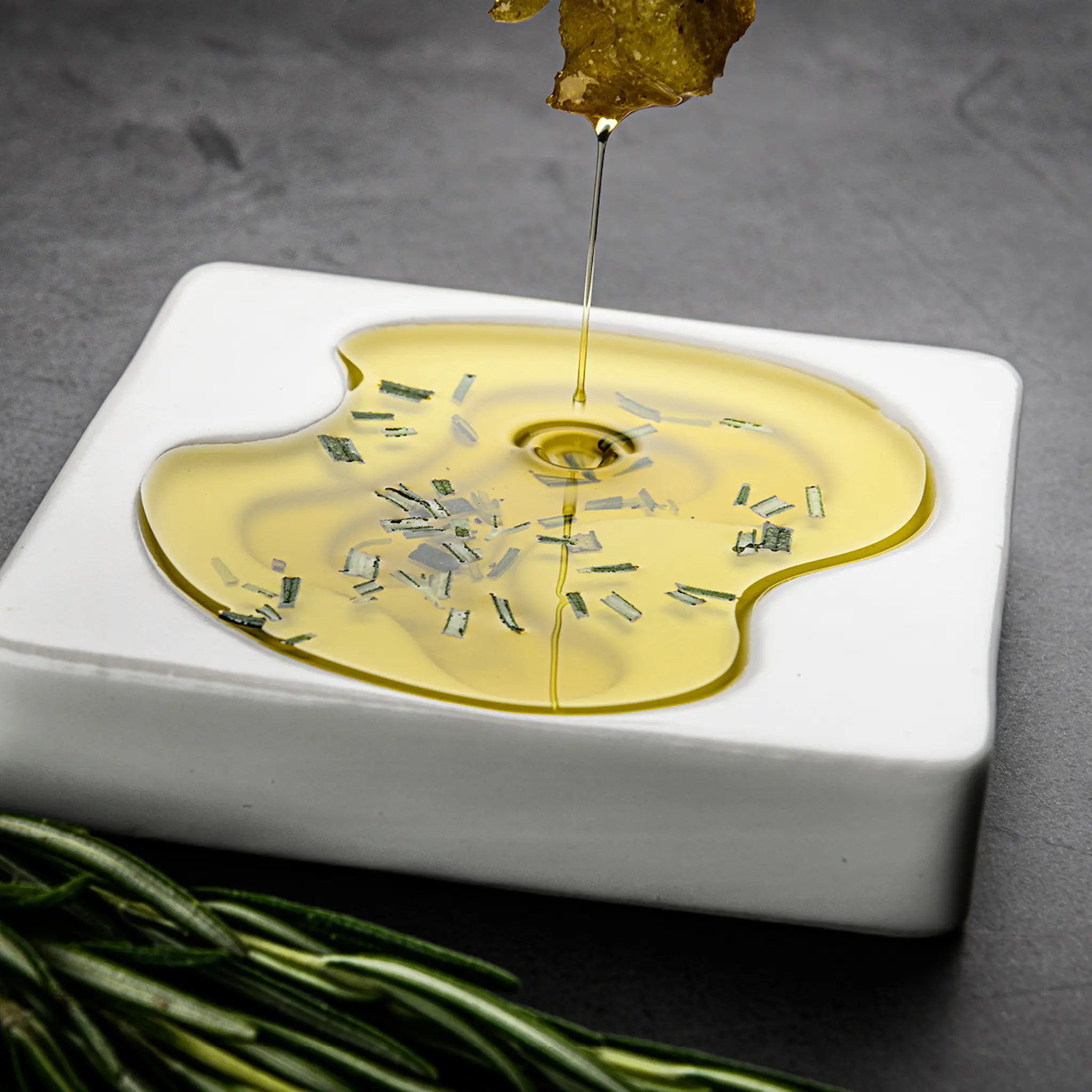Style De Vie Skål för Oliveolja 12 cm 2-pack vit
